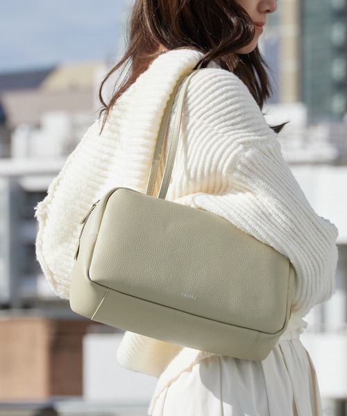 YAHKI(ヤーキ)の「YAHKI/ヤーキ HAND BAG ベーシック 床革 ハンドバッグ 2026年春夏(ハンドバッグ・レディース・ブラック/サンドベージュ/ライトピンク・FREE)」の16枚目の写真