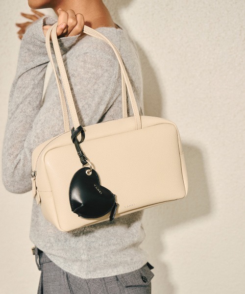 YAHKI(ヤーキ)の「YAHKI/ヤーキ HAND BAG ベーシック 床革 ハンドバッグ 2026年春夏(ハンドバッグ・レディース・ブラック/サンドベージュ/ライトピンク・FREE)」の15枚目の写真