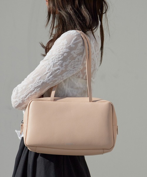 YAHKI(ヤーキ)の「YAHKI/ヤーキ HAND BAG ベーシック 床革 ハンドバッグ 2026年春夏(ハンドバッグ・レディース・ブラック/サンドベージュ/ライトピンク・FREE)」の10枚目の写真