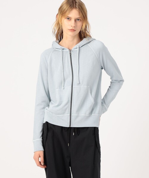 James Perse ジップアップスウェットパーカー グレー サイズ0 JAMES 