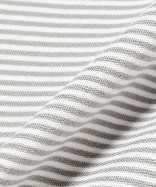 DANTON(ダントン)の「DANTON / ストライプ インナー Tシャツ(Tシャツ/カットソー・レディース・レッド/ライトグレー・SMALL/MEDIUM)」の9枚目の写真