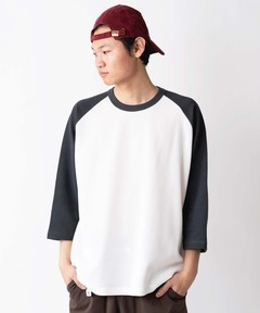 7.2ozドライワッフル８分袖Ｔｅｅ