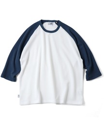 【DRY】7.2ozドライワッフル8分袖Tee