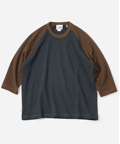 【DRY】7.2ozドライワッフル８分袖Ｔｅｅ