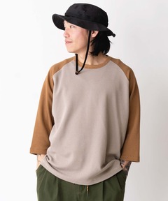 7.2ozドライワッフル８分袖Ｔｅｅ