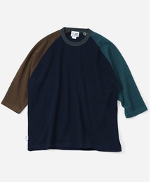 【DRY】7.2ozドライワッフル8分袖Tee