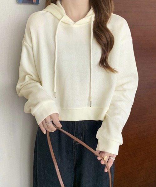 Кропд длиннорук‑пуловер (cropd long sleeve pullover)