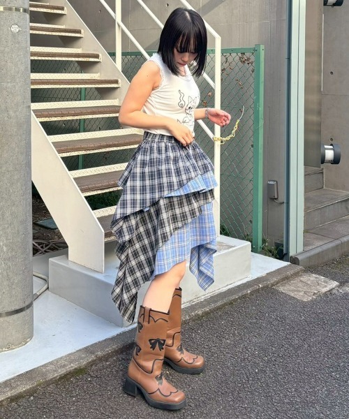 Candy Stripper（キャンディストリッパー）の「LAZY KKITTEN タンクトップ（タンクトップ・レディース・ピンク/オフホワイト/ブラック・FREE）」の5枚目の写真