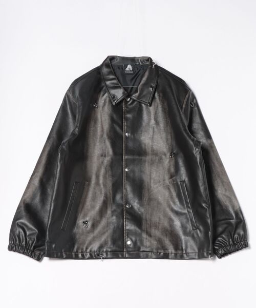 セール】GALFY（ガルフィー）バチバチピアスPUコーチ/ヴィンテージ風