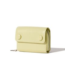 LEMASQUE（ルマスク）の「ドットポケットコインジッパー紙幣カード財布ペールレモン（札入れ/マネークリップ）」