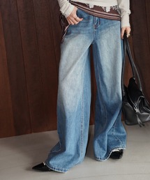 chuclla（チュクラ）の「ハイウエストワイドデニムパンツ chw26s058（デニムパンツ）」