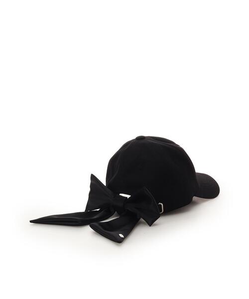 SAMANTHAVEGA（サマンサベガ）の「SAMANTHAVEGA×「VARZAR（バザール）」コラボコレクション リボン付きキャップ（その他・レディース・ブラック・FREE）」の2枚目の写真