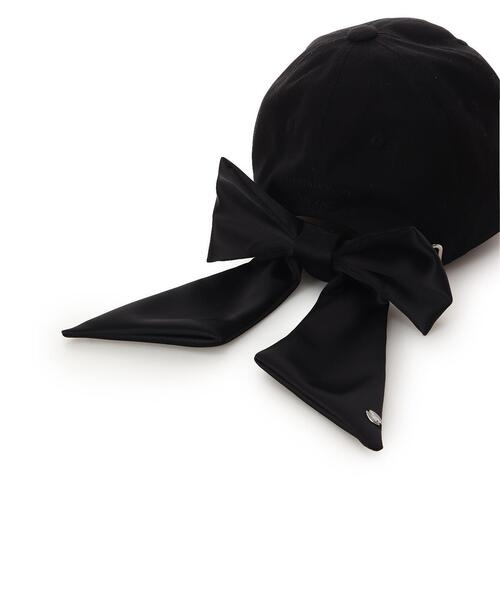 SAMANTHAVEGA（サマンサベガ）の「SAMANTHAVEGA×「VARZAR（バザール）」コラボコレクション リボン付きキャップ（その他・レディース・ブラック・FREE）」の3枚目の写真