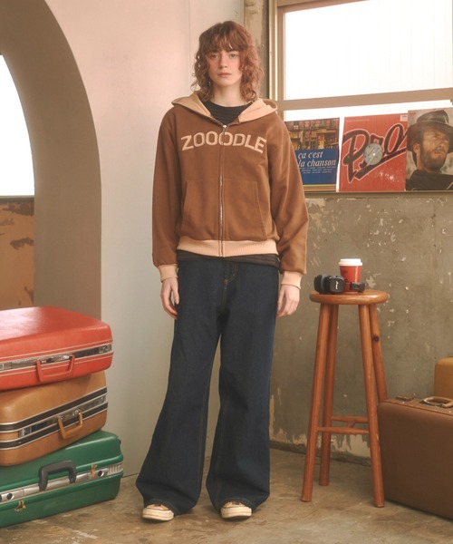 Zooodle(ズードル)の「Logo sweat hoodie - ロゴスウェットフーディー -(パーカー・メンズ・グレー/ブラウン・MEDIUM/LARGE)」の20枚目の写真