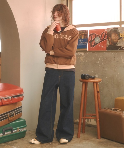 Zooodle(ズードル)の「Logo sweat hoodie - ロゴスウェットフーディー -(パーカー・メンズ・グレー/ブラウン・MEDIUM/LARGE)」の22枚目の写真