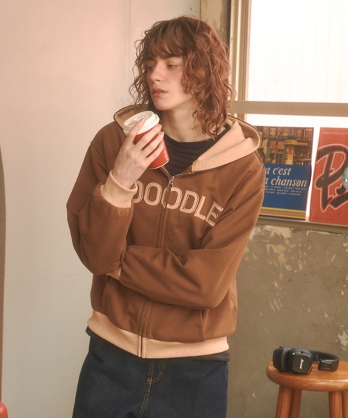 Zooodle(ズードル)の「Logo sweat hoodie - ロゴスウェットフーディー -(パーカー・メンズ・グレー/ブラウン・MEDIUM/LARGE)」の16枚目の写真