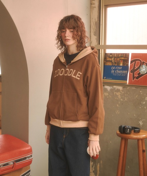 Zooodle(ズードル)の「Logo sweat hoodie - ロゴスウェットフーディー -(パーカー・メンズ・グレー/ブラウン・MEDIUM/LARGE)」の18枚目の写真