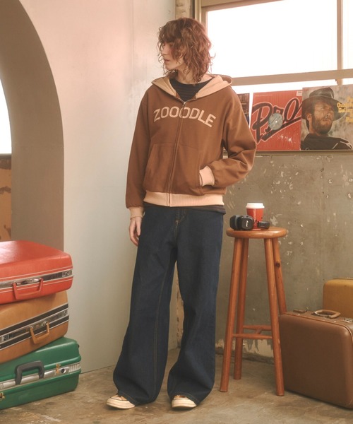 Zooodle(ズードル)の「Logo sweat hoodie - ロゴスウェットフーディー -(パーカー・メンズ・グレー/ブラウン・MEDIUM/LARGE)」の21枚目の写真