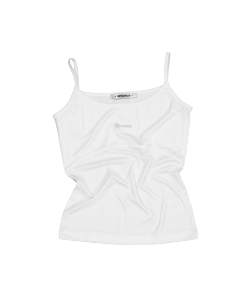 SETUP-EXE(セットアップイーエックスイー)の「LOGO PEARL SLEEVELESS / OFF WHITE(Tシャツ/カットソー・レディース・その他・ONE SIZE)」の2枚目の写真