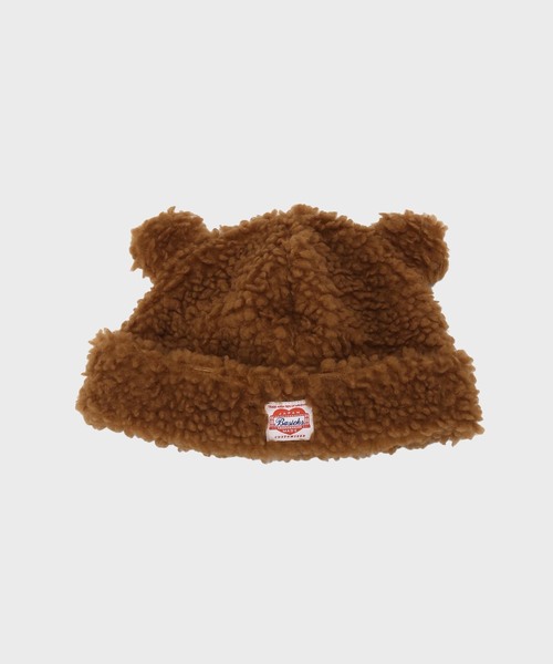 BASICKS（ベイシックス）の「≪追加≫BASICKS / ベイシックス Bear Beanie（ニットキャップ/ビーニー・レディース・ブラック/ブラウン・SMALL）」の2枚目の写真
