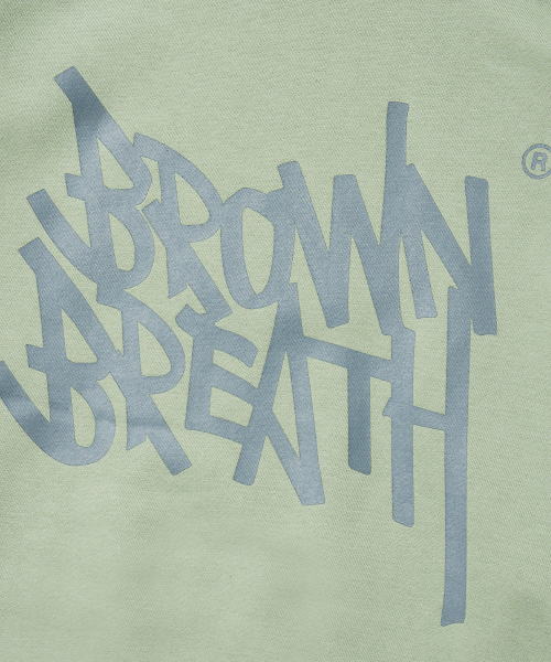 BROWNBREATH(ブラウンブレス)の「TAG HOODIE - MINT GREY(パーカー・レディース・その他・XL/S/M/L)」の4枚目の写真