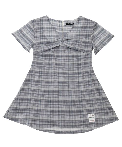 KATHARSIS(カタルシス)の「シフォンミニワンピースブラックチェック ONE SIZE(ワンピース・レディース・その他・ONE SIZE)」の6枚目の写真