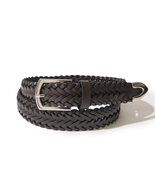 セール】30mm 水牛メッシュレザーベルト（ベルト）｜TETE HOMME