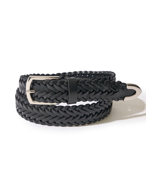 セール】30mm 水牛メッシュレザーベルト（ベルト）｜TETE HOMME