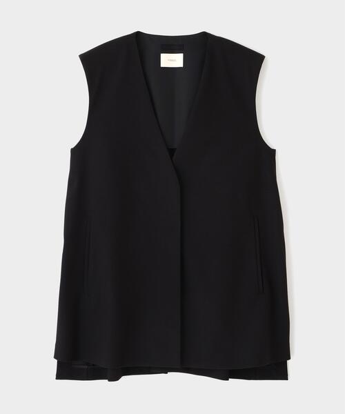 LE PHIL(ルフィル)の「◆2WAYツイルボクシージレ(ノーカラージャケット・レディース・ネイビー/ブラック/ホワイト・F)」の19枚目の写真