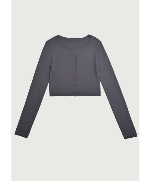kiehtova(キエトヴァ)の「【kiehtova】SOFT TOUCH KNIT CARDIGAN/ソフトタッチニットカーディガン(カーディガン/ボレロ・レディース・ダークグレー/スカイブルー/ベージュ・FREE)」の5枚目の写真