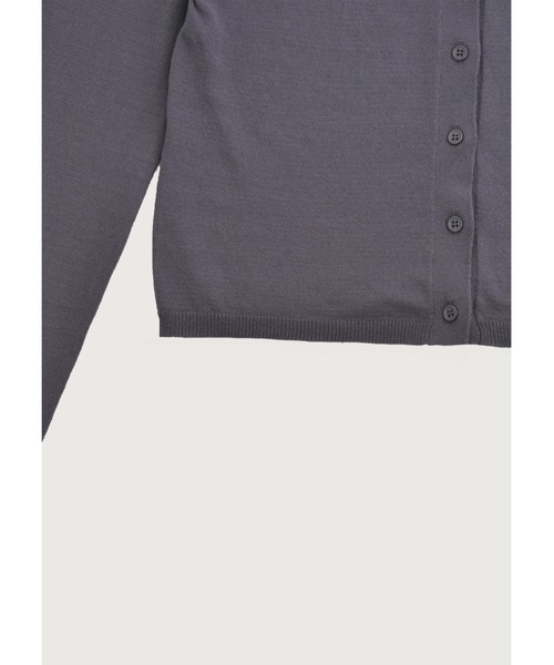 kiehtova(キエトヴァ)の「【kiehtova】SOFT TOUCH KNIT CARDIGAN/ソフトタッチニットカーディガン(カーディガン/ボレロ・レディース・ダークグレー/スカイブルー/ベージュ・FREE)」の7枚目の写真