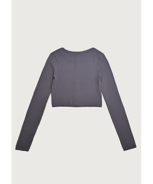 kiehtova(キエトヴァ)の「【kiehtova】SOFT TOUCH KNIT CARDIGAN/ソフトタッチニットカーディガン(カーディガン/ボレロ・レディース・ダークグレー/スカイブルー/ベージュ・FREE)」の8枚目の写真