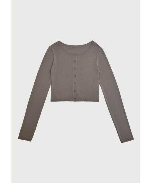 kiehtova(キエトヴァ)の「【kiehtova】SOFT TOUCH KNIT CARDIGAN/ソフトタッチニットカーディガン(カーディガン/ボレロ・レディース・ダークグレー/スカイブルー/ベージュ・FREE)」の9枚目の写真