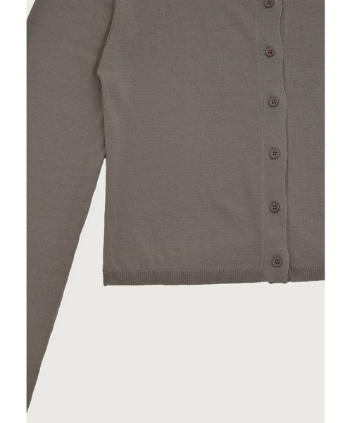 kiehtova(キエトヴァ)の「【kiehtova】SOFT TOUCH KNIT CARDIGAN/ソフトタッチニットカーディガン(カーディガン/ボレロ・レディース・ダークグレー/スカイブルー/ベージュ・FREE)」の11枚目の写真