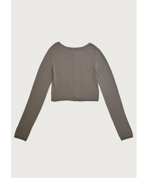 kiehtova(キエトヴァ)の「【kiehtova】SOFT TOUCH KNIT CARDIGAN/ソフトタッチニットカーディガン(カーディガン/ボレロ・レディース・ダークグレー/スカイブルー/ベージュ・FREE)」の13枚目の写真