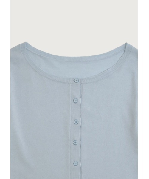 kiehtova(キエトヴァ)の「【kiehtova】SOFT TOUCH KNIT CARDIGAN/ソフトタッチニットカーディガン(カーディガン/ボレロ・レディース・ダークグレー/スカイブルー/ベージュ・FREE)」の15枚目の写真