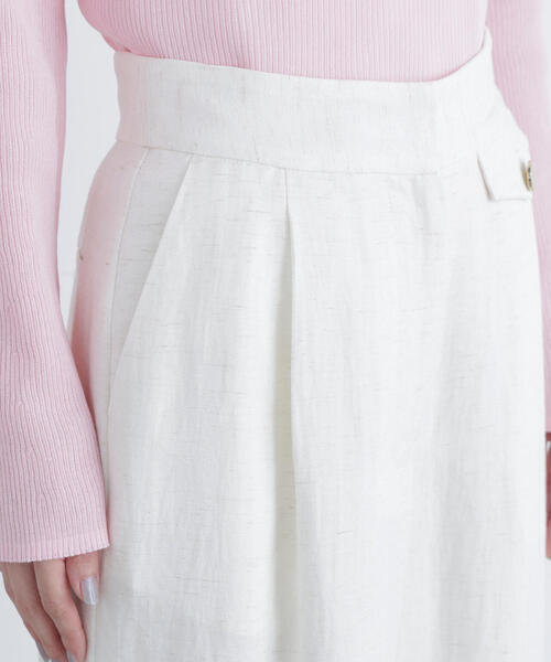 N.(N. Natural Beauty Basic)(エヌエヌナチュラルビューティーベーシック)の「【PS/低身長サイズ】シンチバックワイドパンツ(その他パンツ・レディース・オフホワイト/ブラック/ベージュ・MEDIUM/P/S)」の15枚目の写真