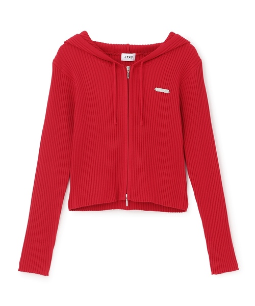 LOVETOXIC（ラブトキシック）の「【LTXC】【アラエル】リブZIPパーカー（パーカー・キッズ・グレー/オフホワイト/レッド・M:150cm/130cm/L:160cm/S:140cm）」の15枚目の写真