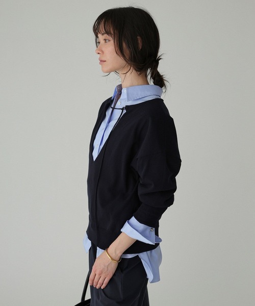 BABYLONE（バビロン）の「2WAYスピンドルプルオーバー（ニット/セーター・レディース・アイボリー/ネイビー/グレー・フリー）」の5枚目の写真