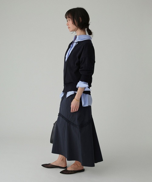 BABYLONE（バビロン）の「2WAYスピンドルプルオーバー（ニット/セーター・レディース・アイボリー/ネイビー/グレー・フリー）」の8枚目の写真