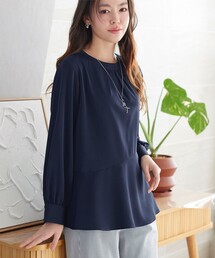【大きいサイズ】イレギュラーヘムブラウス