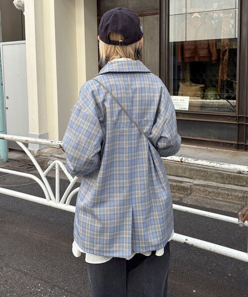 CIAOPANIC(チャオパニック)の「リボン付き切替テーラードジャケット(テーラードジャケット・レディース・サックスブルー/ネイビー/ブラウン・ONE SIZE)」の8枚目の写真