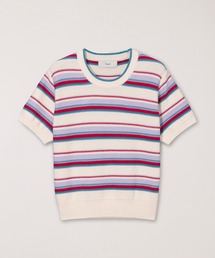 DUNST（ダンスト）の「【DUNST】UNISEX STRIPED CREW-NECK KNIT（ニット/セーター）」