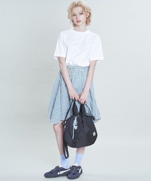 Drifter（ドリフター）の「LUNE TOTE／ルーントート（ショルダーバッグ・レディース・パープル/ブラック/ピーコックグリーン系/ブラック系その他・FREE）」の6枚目の写真