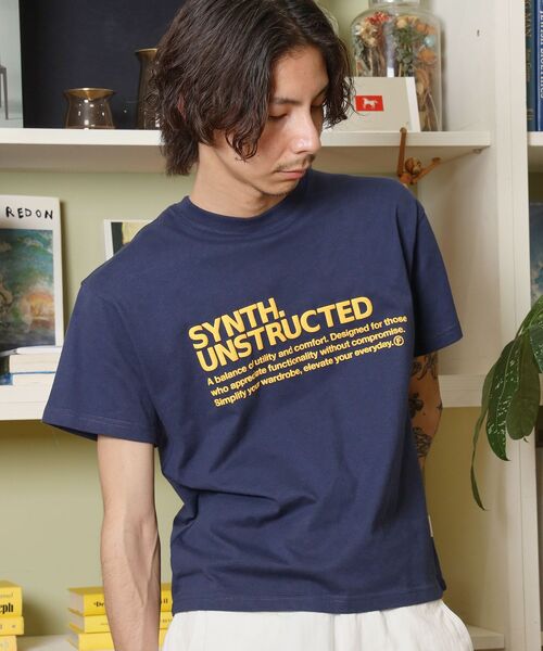 FFEIN(フェイン)の「【FFEIN(フェイン)】パッケージ発泡ロゴTシャツ / Tシャツ クルーネック 半袖 プリント 発砲ロゴ【短丈】(Tシャツ/カットソー・メンズ・ライトブルー/アッシュグレー/ネイビー/ホワイト・SMALL/LARGE/MEDIUM)」の19枚目の写真