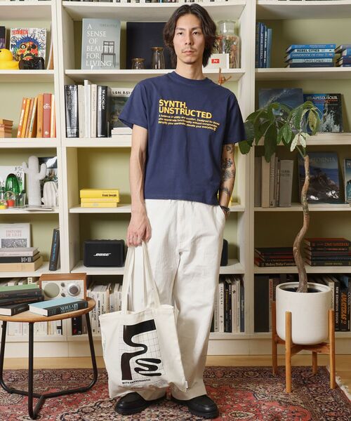 FFEIN(フェイン)の「【FFEIN(フェイン)】パッケージ発泡ロゴTシャツ / Tシャツ クルーネック 半袖 プリント 発砲ロゴ【短丈】(Tシャツ/カットソー・メンズ・ライトブルー/アッシュグレー/ネイビー/ホワイト・SMALL/LARGE/MEDIUM)」の20枚目の写真