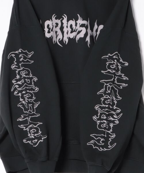 ムラサキスポーツ（ムラサキスポーツ）の「032C/ゼロスリートゥーシー FAITHLESS HOODIE S25URC0631050（パーカー・メンズ・ブラック・S/M）」の3枚目の写真