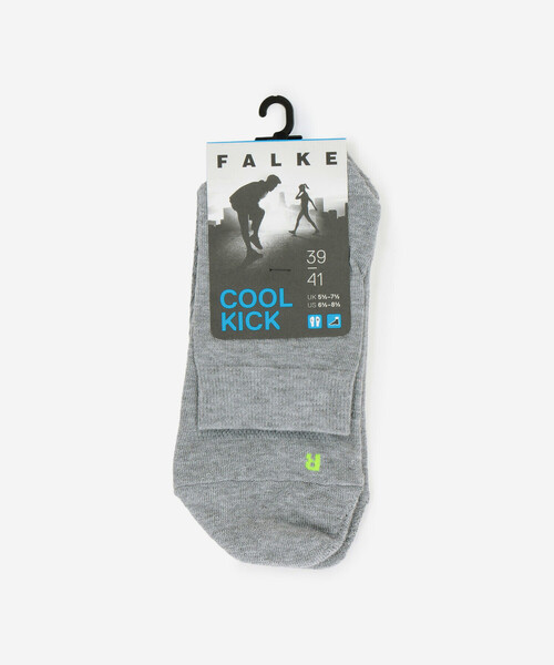 FALKE(ファルケ)の「FALKE | 16689 COOL KICK SHORT SOCKS MEN(ソックス/靴下・メンズ・ライトグレー/ブラック/ホワイト・39/41/42/43)」の5枚目の写真