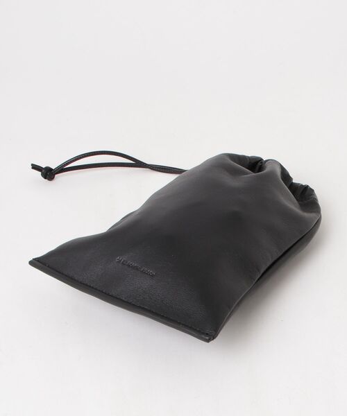 ED ROBERT JUDSON（エドロバートジャドソン）の「ED ROBERT JUDSON brass ball drawstring bag (B01LDBG-231LD)（ボディバッグ/ウエストポーチ・メンズ・ブラック・FREE）」の3枚目の写真