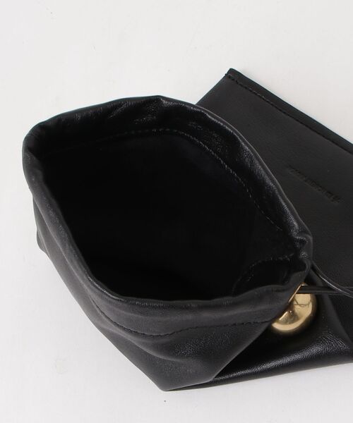 ED ROBERT JUDSON（エドロバートジャドソン）の「ED ROBERT JUDSON brass ball drawstring bag (B01LDBG-231LD)（ボディバッグ/ウエストポーチ・メンズ・ブラック・FREE）」の4枚目の写真
